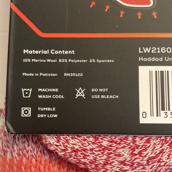 Merino Wool Blend Socks Xtreme Thermal Warm Cold Weather Boot Socks Red - Picture 12 of 14